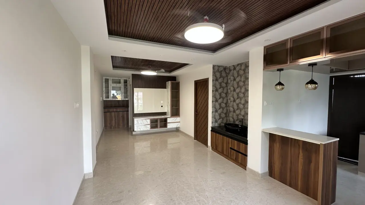 Open living and dining space completed by Build Edge